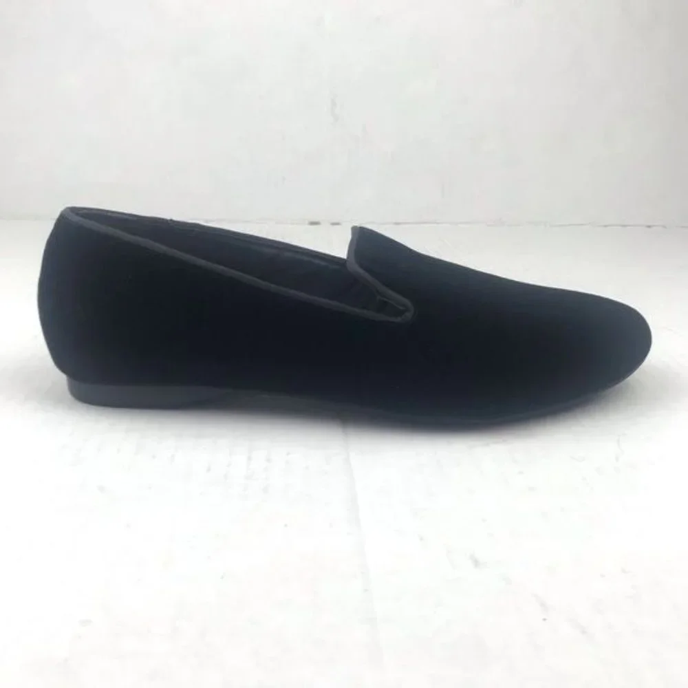 Birdies Black Velvet The Starling Flats Slip Ons